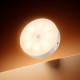 Нічний світильник HOCO HX17 Magnetic induction night light 5.5h 3000K White