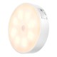 Нічний світильник HOCO HX17 Magnetic induction night light 5.5h 3000K White