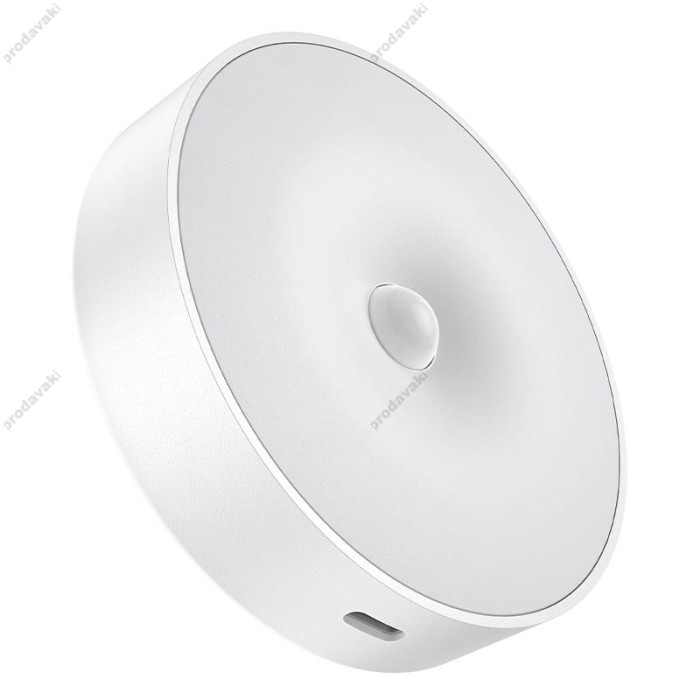 Нічний світильник HOCO HX17 Magnetic induction night light 5.5h 3000K White