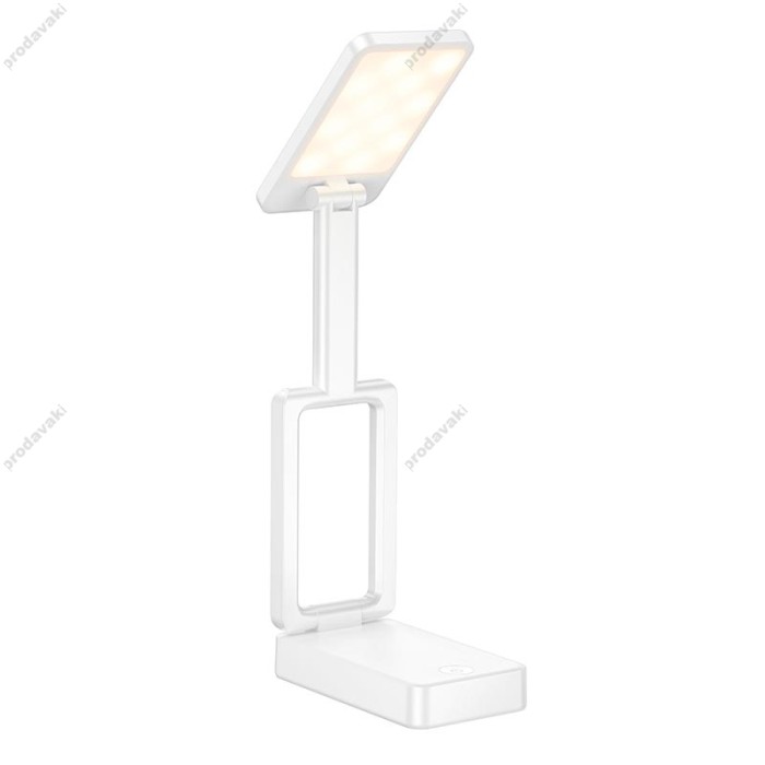 Настільна лампа HOCO HX18 Foldable portable table lamp 3000-4500-6000k White