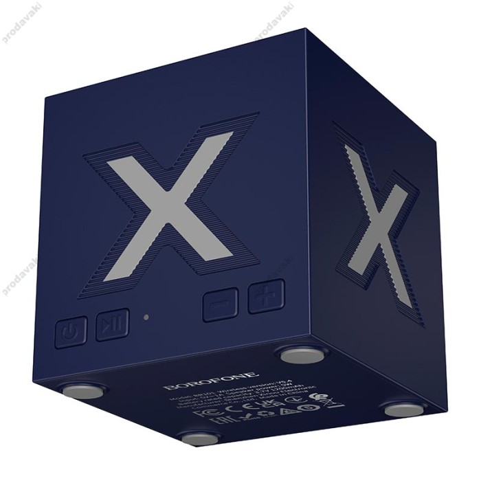 Портативна колонка Bluetooth BOROFONE BR101 Rubik cube sports BT speaker 5W Blue