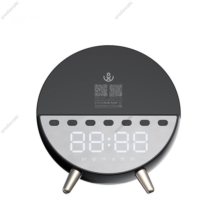 Портативна колонка Bluetooth Xdobo BMTL Clock BT5.3 4W Black