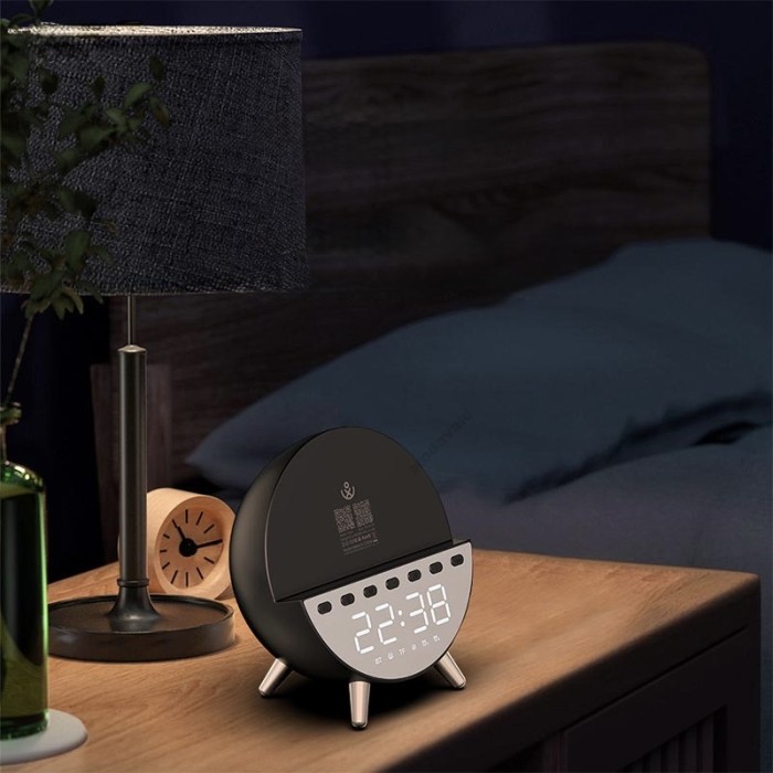 Портативна колонка Bluetooth Xdobo BMTL Clock BT5.3 4W Black