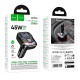 FM-трансмітер HOCO DFM02 Pino car with Bluetooth PD45W QC3.0 Black