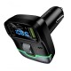 FM-трансмітер HOCO DFM02 Pino car with Bluetooth PD45W QC3.0 Black