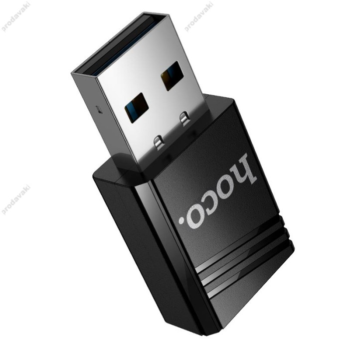 Бездротовий WiFi Адаптер HOCO WiFi5 HI38 internal antenna wireless network card 2.4GHz 650Mbps Black