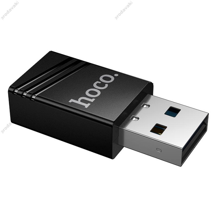 Бездротовий WiFi Адаптер HOCO WiFi5 HI38 internal antenna wireless network card 2.4GHz 650Mbps Black