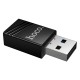 Бездротовий WiFi Адаптер HOCO WiFi5 HI38 internal antenna wireless network card 2.4GHz 650Mbps Black