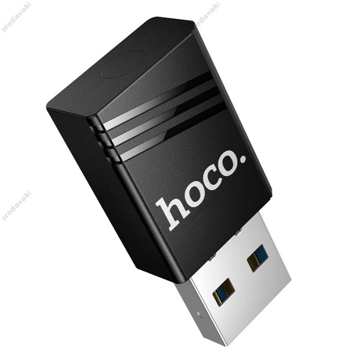 Бездротовий WiFi Адаптер HOCO WiFi5 HI38 internal antenna wireless network card 2.4GHz 650Mbps Black