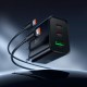 Мережевий зарядний пристрій HOCO N75 Grande charger Type-C cable 65W Black