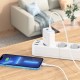 Мережевий зарядний пристрій HOCO C97A dual port charger Lightning cable 20W White