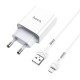 Мережевий зарядний пристрій HOCO C81A Asombroso Micro USB cable 10.5 White