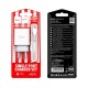Мережевий зарядний пристрій HOCO C81A Asombroso Micro USB cable 10.5 White