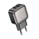 Мережевий зарядний пристрій Borofone BAS51A Absolute dual port charger 12W Black