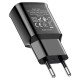 Мережевий зарядний пристрій HOCO C88A Star round dual port charger 12W Black