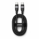 Кабель Anker A82E2611 Ultra Soft Cable Type-C to Type-C 240W 5A 0.9m Black