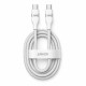Кабель Anker A82E2611 Ultra Soft Cable Type-C to Type-C 240W 5A 0.9m White