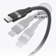 Кабель Anker A82E2611 Ultra Soft Cable Type-C to Type-C 240W 5A 0.9m Black