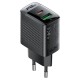 Мережевий зарядний пристрій ACEFAST A98 GaN Fast Charge Wall Charge 30W Black