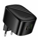 Мережевий зарядний пристрій HOCO CS102A folding charger 30W Black