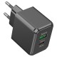 Мережевий зарядний пристрій HOCO CS14A Ocean charger 20W Black