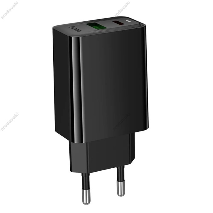 Мережевий зарядний пристрій HOCO CS94A Leader charger 20W Black