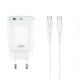 Мережевий зарядний пристрій XO CE29 Fast Charger with Type-C cable 20W White
