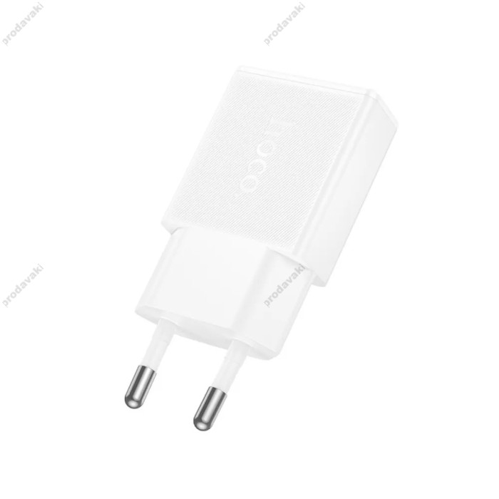 Мережевий зарядний пристрій HOCO N73 Speed PD ultra-thin charger charger 20W White