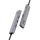 USB-Хаб Wiwu Wi-HB001 Traveling Series 8в1 Type-C to HDMI+2xSB 3.0+SD+TF+2xType-C+PD Grey