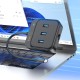 USB-Хаб Hoco HB35 Easy link 4в1 Type-C to 3xUSB 3.0+RJ45 Black