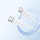 Кабель BOROFONE BX127 Regalo PVC charging data cable USB to Type-C 20шт 3A 1m White