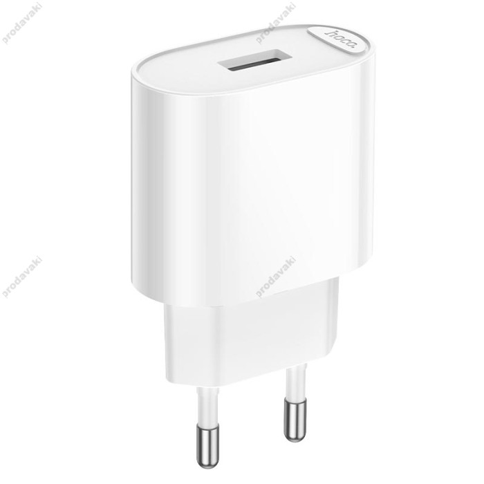 Мережевий зарядний пристрій Hoco C109A Fighter single port charger Micro USB cable 10.5W White