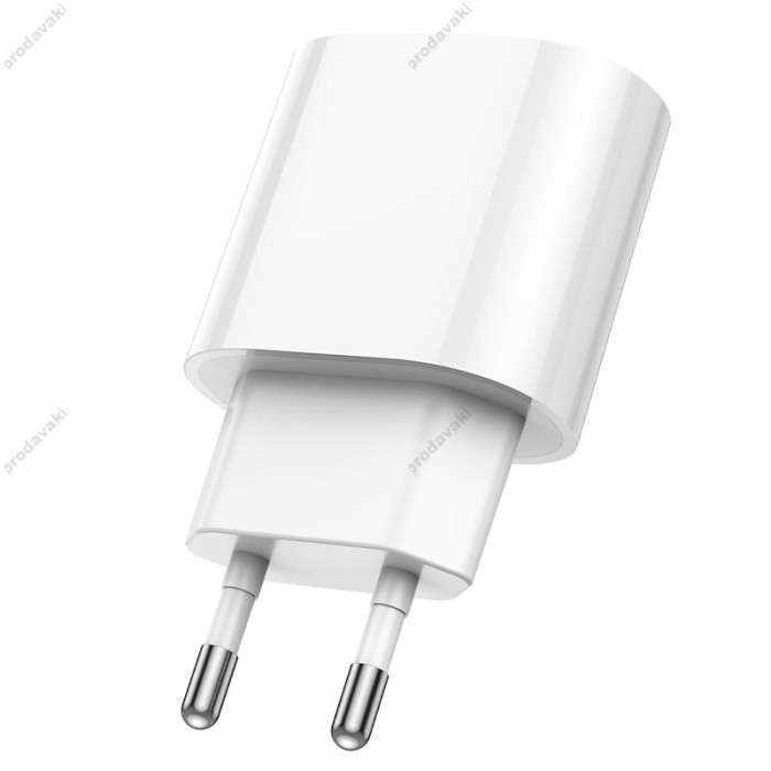Мережевий зарядний пристрій Hoco C109A Fighter single port charger Micro USB cable 10.5W White