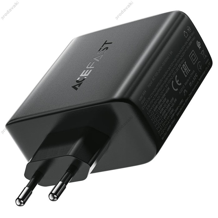 Мережевий зарядний пристрій Acefast A94 Fast Charge Wall Charger 100W Black