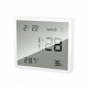 Цифровий термометр гігрометр Veron WX42 Indoor electronic clock with hygrothermometer White