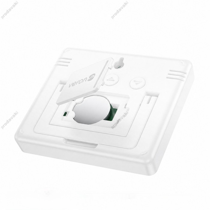 Цифровий термометр гігрометр Veron WX42 Indoor electronic clock with hygrothermometer White