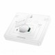 Цифровий термометр гігрометр Veron WX42 Indoor electronic clock with hygrothermometer White