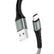 Кабель HOCO DU19 charging data cable USB to Type-C 3A 1m Black