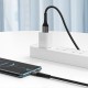 Кабель HOCO DU19 charging data cable USB to Type-C 3A 1m Black