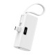 Повербанк портативний акумулятор Power bank WiWU Wi-P044 ESPRESSO Mini Type-C 20W 5000 mAh White