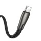 Кабель Hoco U58 Core Data Cable USB to Type-C 2.4A 1.2m Black
