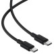 Кабель ACEFAST C25-03 silicone charging data cable Type-C to Type-C 60W 1.2m Black
