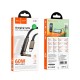 Кабель HOCO U150 Exquisite bracket charging data cable Type-C to Type-C 60W 3A 1.2m Black