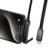Кабель HOCO U150 Exquisite bracket charging data cable Type-C to Type-C 60W 3A 1.2m Black