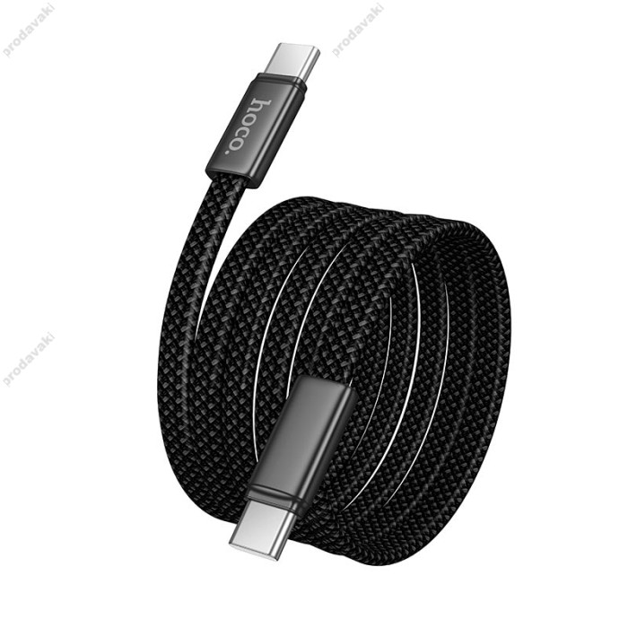 Кабель HOCO X125 xceso charging data cable Type-C to Type-C 60W 3A 1m Black