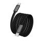Кабель HOCO X125 xceso charging data cable Type-C to Type-C 60W 3A 1m Black