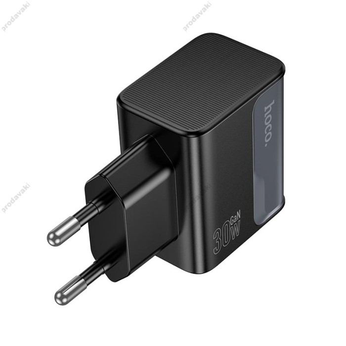 Мережевий зарядний пристрій HOCO CS73A Star Speed charger 30W Black