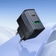 Мережевий зарядний пристрій HOCO CS73A Star Speed charger 30W Black