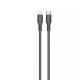 Мережевий зарядний пристрій Veron TC20 PD charger Type-C cable 20W Black