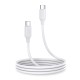Кабель JoyRoom S-A9 Long-Lasting Cable Type-C to Type-C 60W 3A 1m White